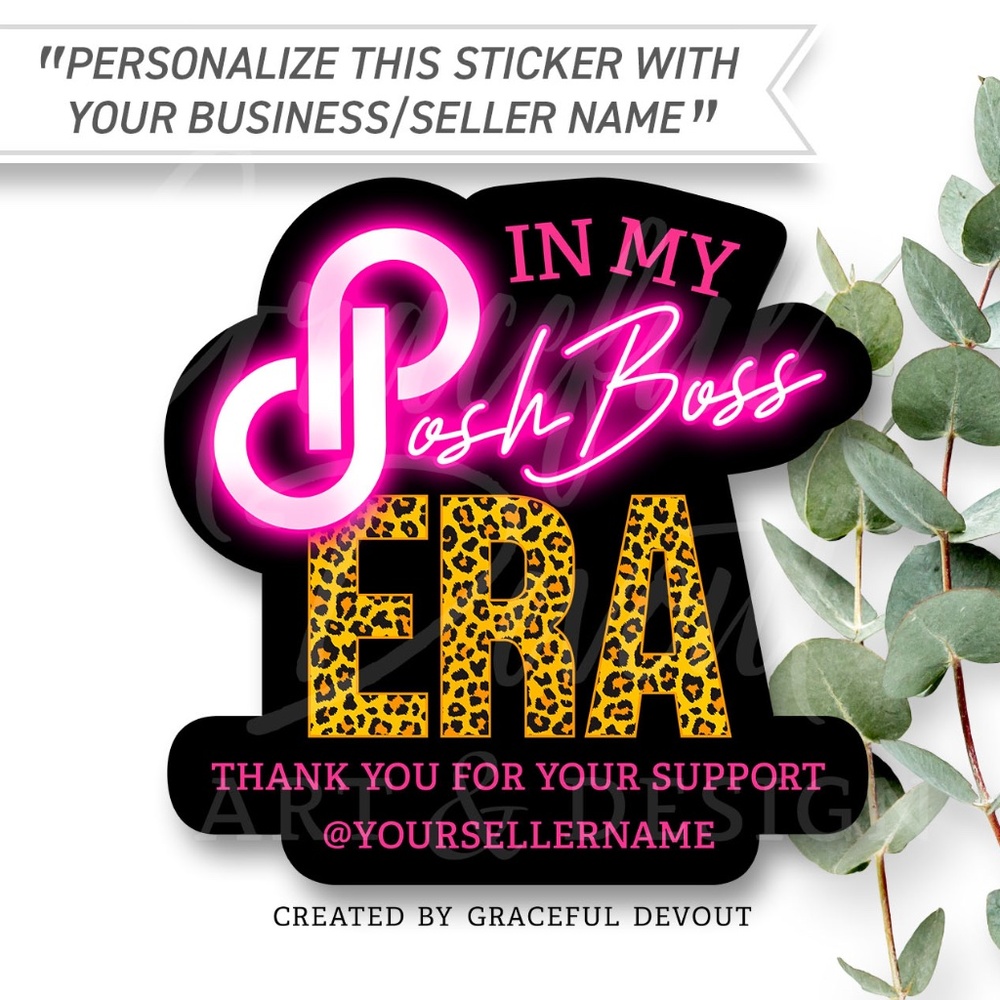 In My Posh Boss ERA - 2" (inches) (96ct.) Stickers